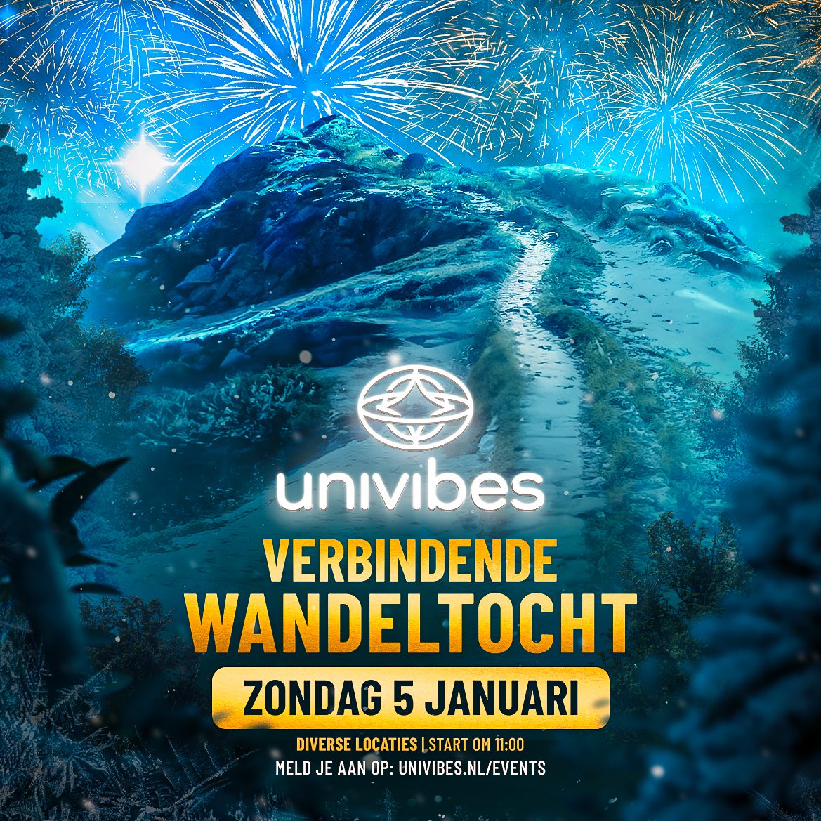Univibes Wandeltocht 5 januari 2025 - verschillende locaties
