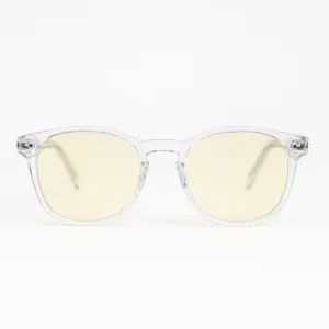 Alina Blauw Licht Filter Dagbril met transparant frame - Univibes